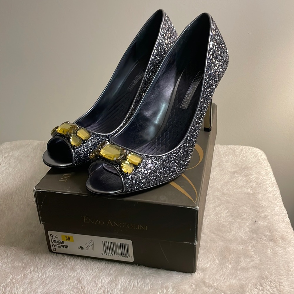 Enzo Angiolini Sparkle Glitter Maiden Pumps